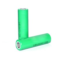 Best selling Light Green 18650 25R 2500mah 20A 3.7v battery lithium ion  batteries battery