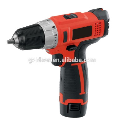 TOLHIT 10.8v 1.5Ah 25Nm Two Speed Fast Charger Power Electric Screwdriver Portable Cordless Drill Set